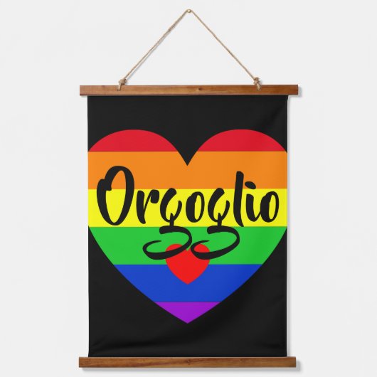 #LGBT #love #pride #gay #lesbian #freedom #parade Hangend Wandkleed (Voorkant)