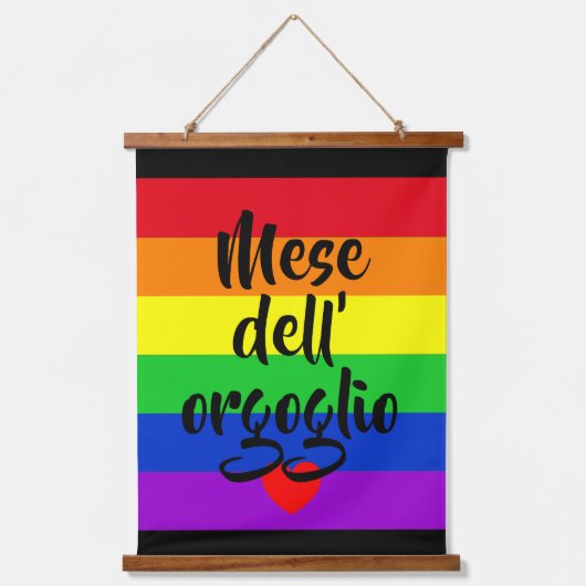 #LGBT #love #pride #gay #lesbian #freedom #parade Hangend Wandkleed (Voorkant)