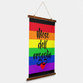 #LGBT #love #pride #gay #lesbian #freedom #parade Hangend Wandkleed (Gebogen)
