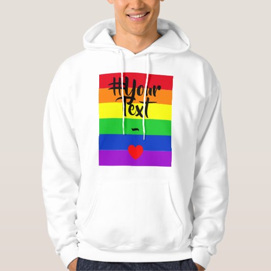 #LGBT #love #pride #gay #lesbian #freedom #parade Hoodie (Voorkant)
