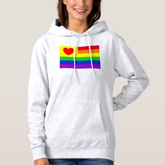#LGBT #love #pride #gay #lesbian #freedom #parade Hoodie (Voorkant)
