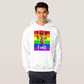 #LGBT #love #pride #gay #lesbian #freedom #parade Hoodie (Voorkant volledig)