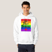 #LGBT #love #pride #gay #lesbian #freedom #parade Hoodie (Voorkant volledig)