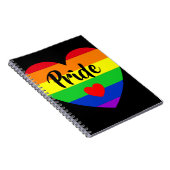 #LGBT #love #pride #gay #lesbian #freedom #parade Notitieboek (Rechterzijde)