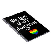 #LGBT #love #pride #gay #lesbian #freedom #parade Notitieboek (Rechterzijde)