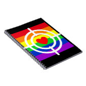 #LGBT #love #pride #gay #lesbian #freedom #parade Notitieboek (Rechterzijde)