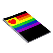 #LGBT #love #pride #gay #lesbian #freedom #parade Notitieboek (Rechterzijde)
