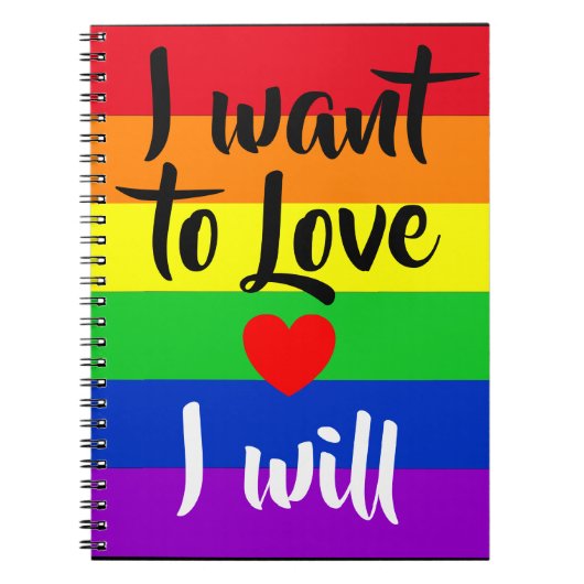 #LGBT #love #pride #gay #lesbian #freedom #parade Notitieboek (Voorkant)