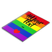 #LGBT #love #pride #gay #lesbian #freedom #parade Notitieboek (Linkerzijde)