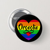#LGBT #love #pride #gay #lesbian #freedom #parade Ronde Button 5,7 Cm (Voorkant /achterkant)