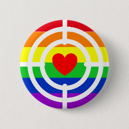 #LGBT #love #pride #gay #lesbian #freedom #parade Ronde Button 5,7 Cm