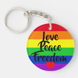 #LGBT #love #pride #gay #lesbian #freedom #parade Sleutelhanger