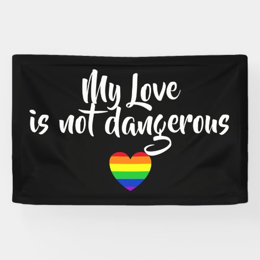#LGBT #love #pride #gay #lesbian #freedom #parade Spandoek (Horizontaal)