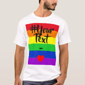 #LGBT #love #pride #gay #lesbian #freedom #parade T-shirt (Voorkant)