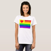 #LGBT #love #pride #gay #lesbian #freedom #parade T-shirt (Voorkant volledig)