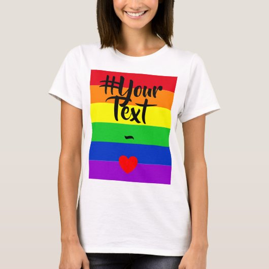 #LGBT #love #pride #gay #lesbian #freedom #parade T-shirt (Voorkant)