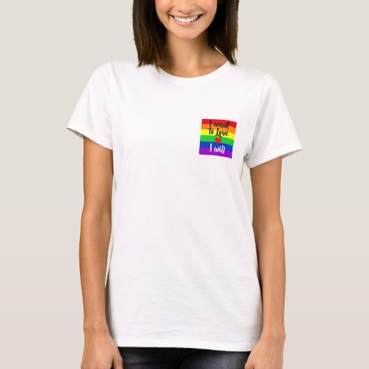 #LGBT #love #pride #gay #lesbian #freedom #parade T-shirt (Voorkant)