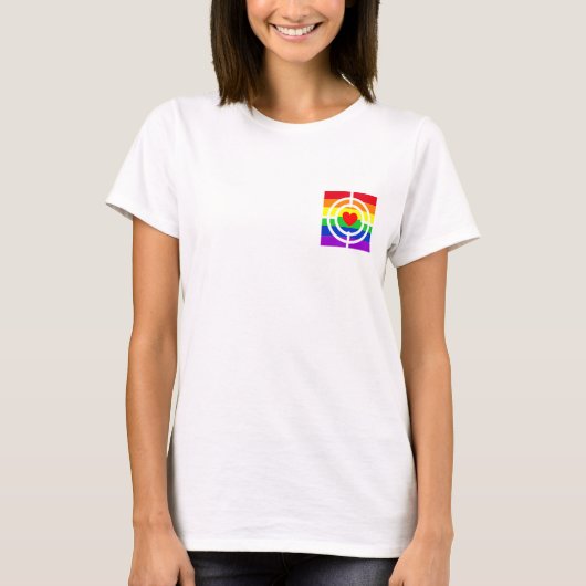 #LGBT #love #pride #gay #lesbian #freedom #parade T-shirt (Voorkant)