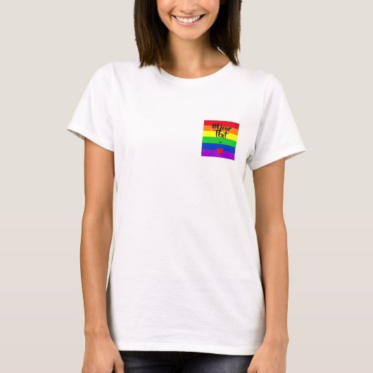#LGBT #love #pride #gay #lesbian #freedom #parade T-shirt (Voorkant)