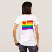 #LGBT #love #pride #gay #lesbian #freedom #parade T-shirt (Achterkant volledig)