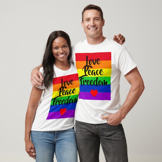 #LGBT #love #pride #gay #lesbian #freedom #parade T-shirt (Unisex)