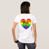 #LGBT #love #pride #gay #lesbian #freedom #parade T-shirt (Achterkant volledig)