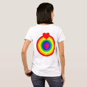 #LGBT #love #pride #gay #lesbian #freedom #parade T-shirt (Achterkant volledig)