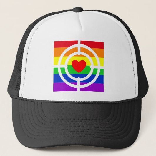 #LGBT #love #pride #gay #lesbian #freedom #parade Trucker Pet (Voorkant)