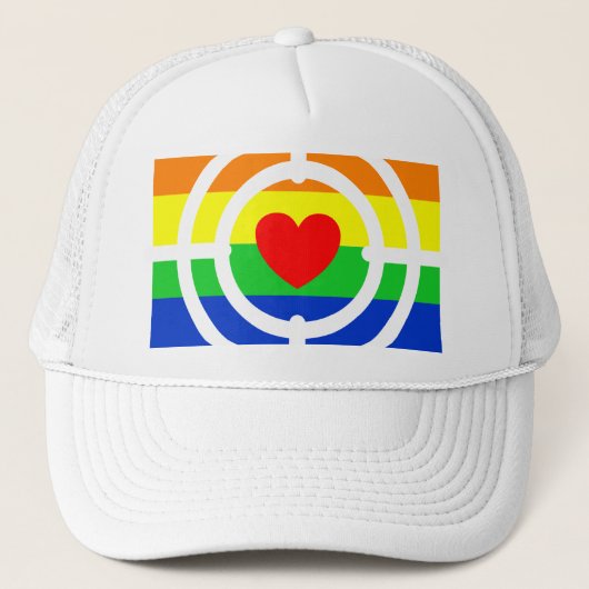 #LGBT #love #pride #gay #lesbian #freedom #parade Trucker Pet (Voorkant)