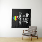 #LGBT #love #pride #gay #lesbian #freedom #parade Wandkleed (In Situ (horizontaal))