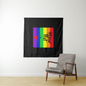 #LGBT #love #pride #gay #lesbian #freedom #parade Wandkleed (In Situ (horizontaal))