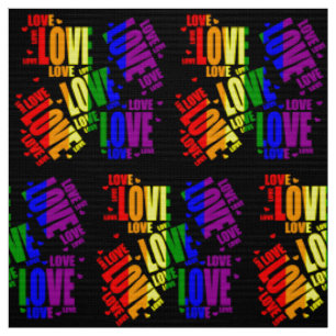 LGBT Love-tekst Stof