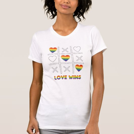 LGBT Love Wins T-shirt (Voorkant)