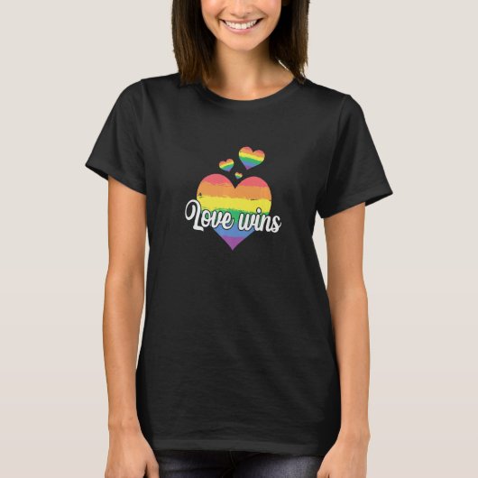 LGBT Love Wins T-shirt (Voorkant)