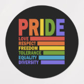 LGBT Maand van de Gay Pride LGBT Labels (Design 1)