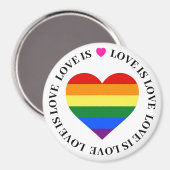LGBT Magneten - Liefde is Liefde (Voorkant / Achterkant)