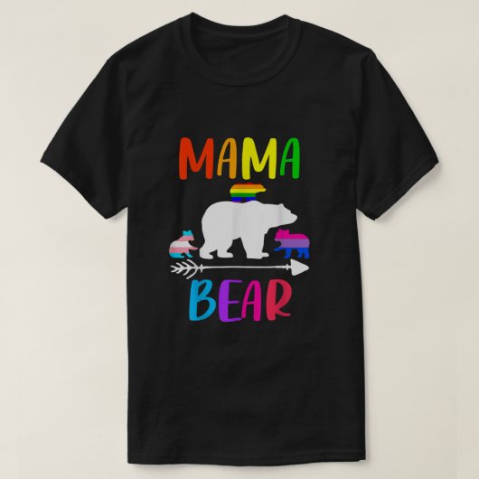 LGBT Mama Beer Gay Pride Equal Rights Rainbow Gift T-shirt (Design voorkant)