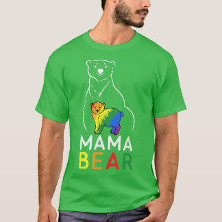 LGBT Mama Beer Gay Pride Equal Rights Rainbow T-shirt