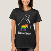 LGBT Mama Beer Gay Pride Equal Rights Rainbow T-shirt (Voorkant)