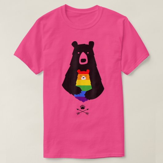 Lgbt mama Beer LgbtMoeder 3615 T-shirt (Design voorkant)