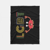 LGBT - Mensenrechten - Cute Crab Fleece Deken (Voorkant)