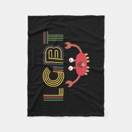 LGBT - Mensenrechten - Cute Crab Fleece Deken