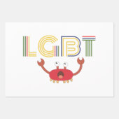 LGBT - Mensenrechten - Cute Crab Inpakpapier Vel (Voorkant 2)