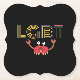 LGBT - Mensenrechten - Cute Crab Kartonnen Onderzetters