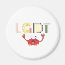 LGBT - Mensenrechten - Cute Crab Magneet