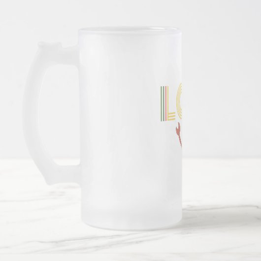 LGBT - Mensenrechten - Cute Crab Matglas Bierpul (Links)