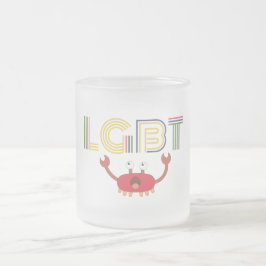 LGBT - Mensenrechten - Cute Crab Matglas Koffiemok