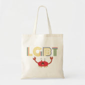 LGBT - Mensenrechten - Cute Crab Tote Bag (Voorkant)