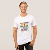 LGBT met mijn gnomen Tri-Blend Shirt (Voorkant volledig)