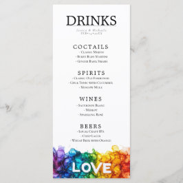 🌈 LGBT + mooie tekst Geschilderd met liefde bruil Menu